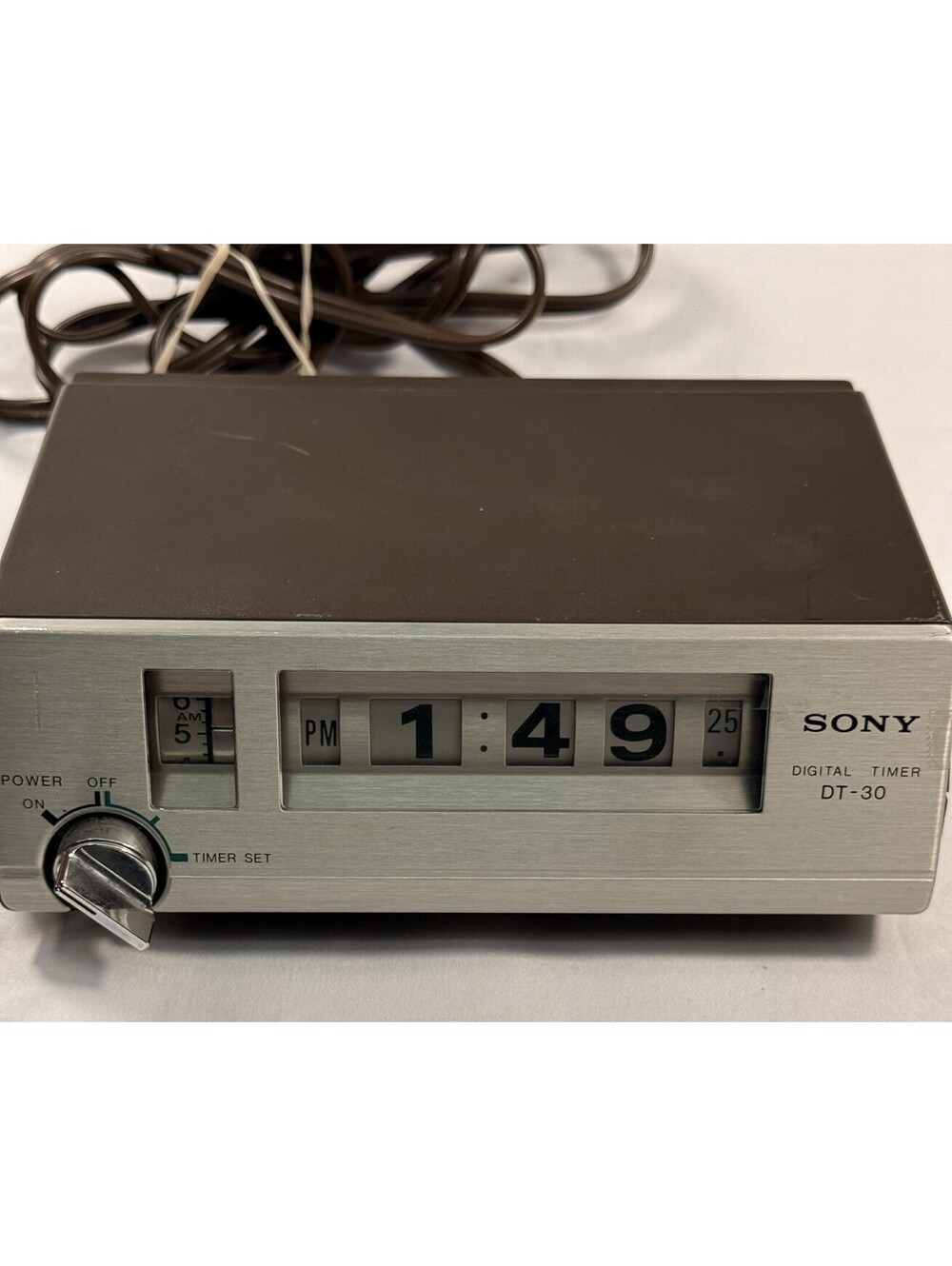 Vtg NOS Sony Digital Timer DT-30 Alarm Clock Made in Japan Tested works
